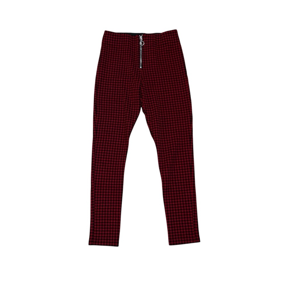 Zara high waisted checkered leggings